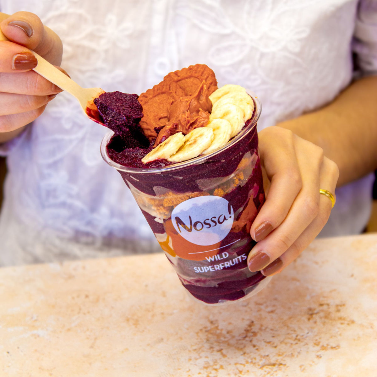 Sorbet de açaí com guaraná