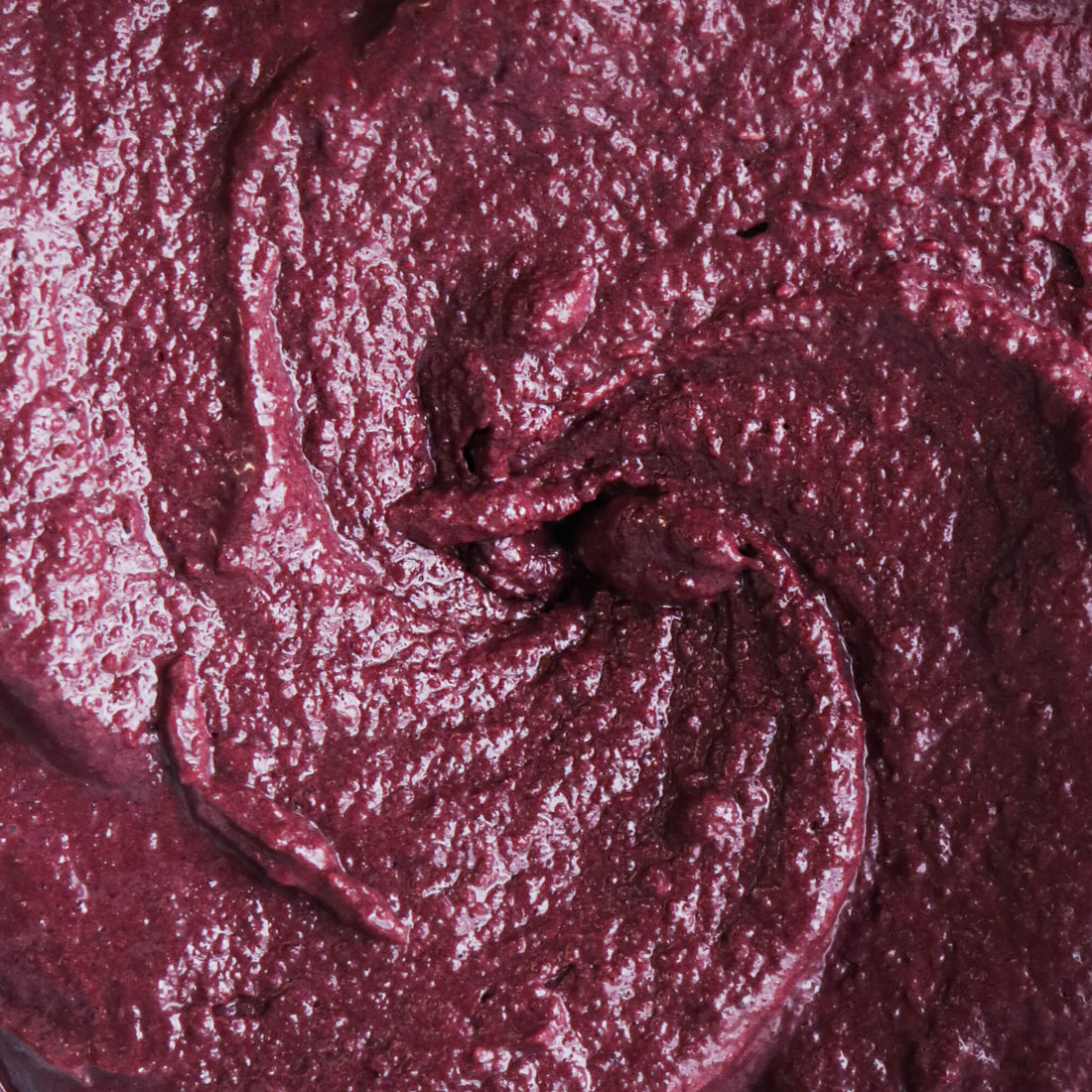 Pedras de açaí orgânico adoçado